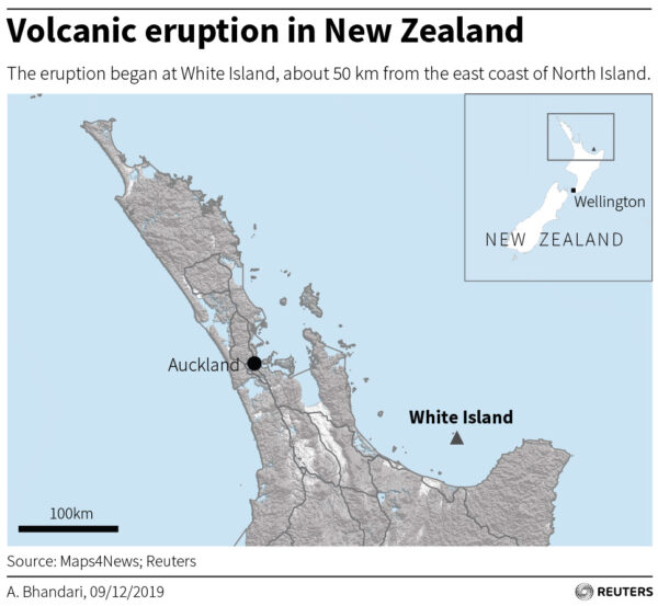 At Least 5 Dead, Some Still Missing After New Zealand Volcano Erupts