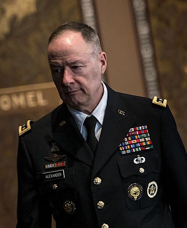 Former NSA Director Keith Alexander at a conference on cybersecurity at Georgetown University on March 4, 2014. (BRENDAN SMIALOWSKI/AFP/Getty Images)